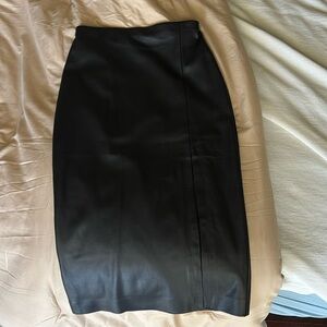 Faux leather Express pencil skirt